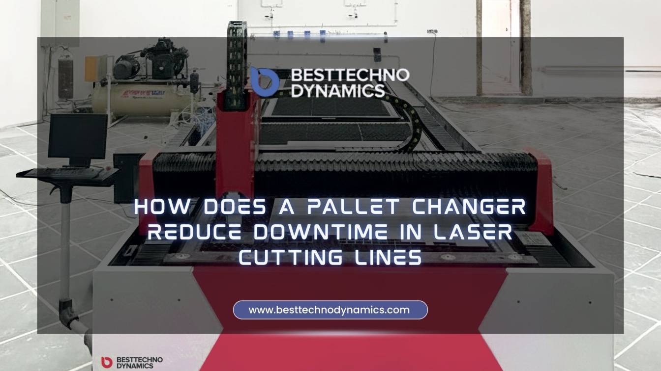 Pallet Changer in Laser Cutting Line